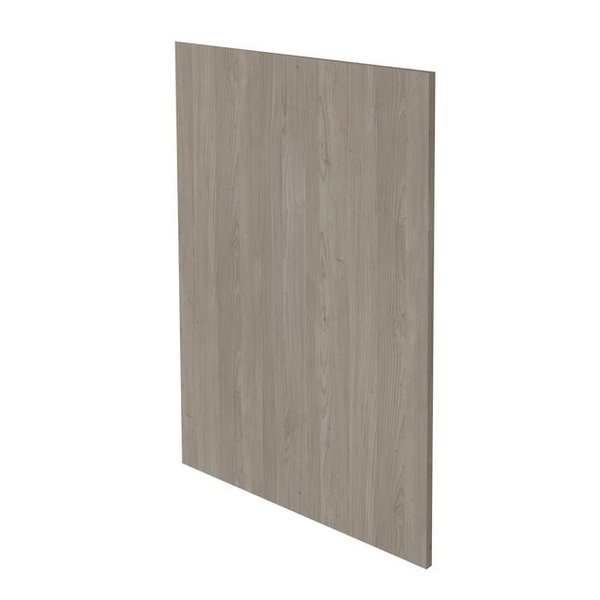 Cambridge Grey Nordic Slab Style Base Kitchen Cabinet End Panel (36 in W x 0.75 in D x 34.5 in H) SA-BUEP36-GN